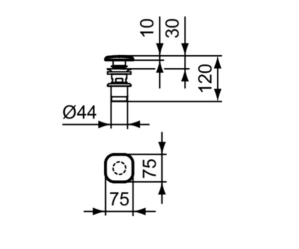 донный клапан IDEAL STANDARD